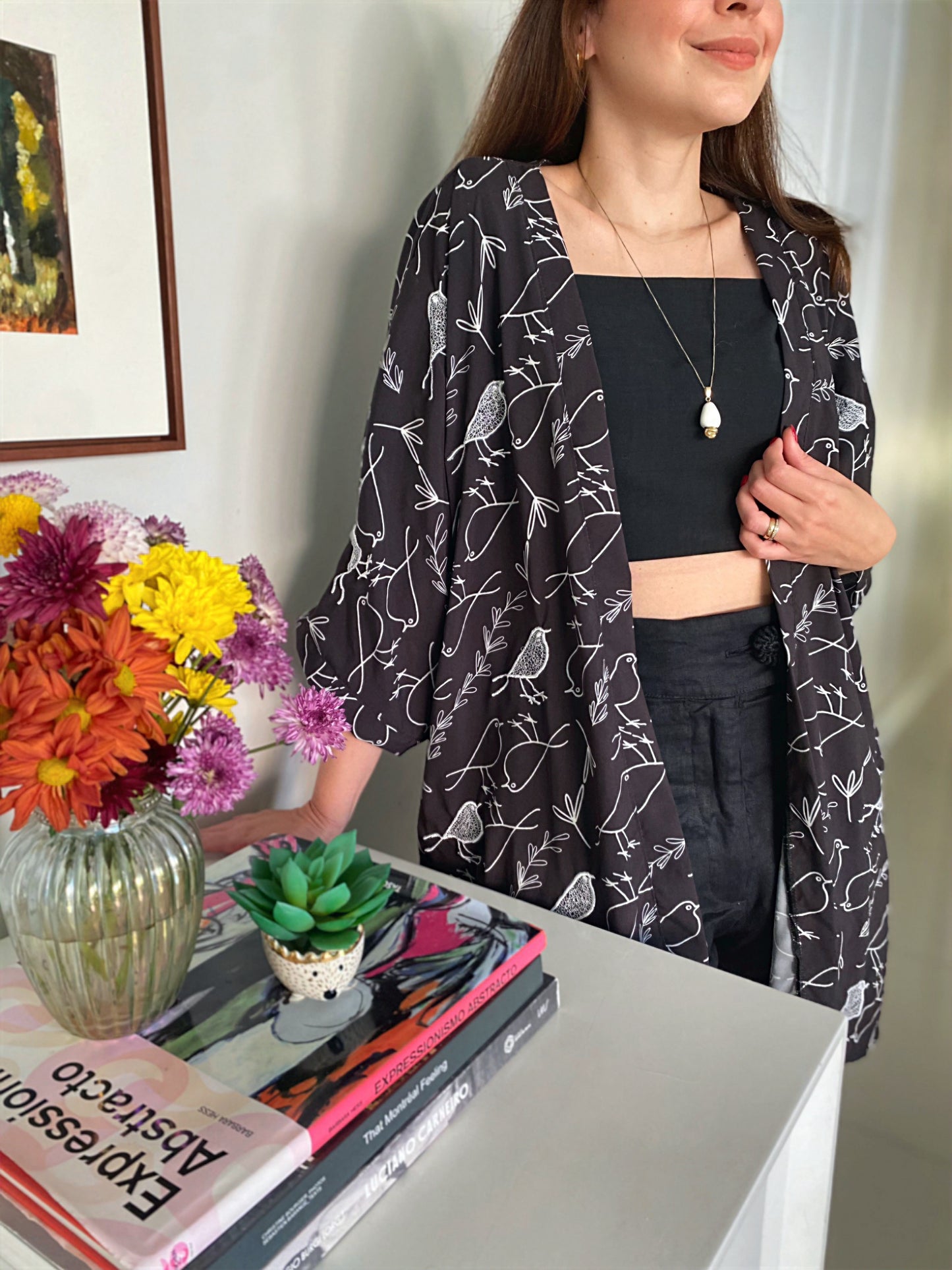kimono Passarinho