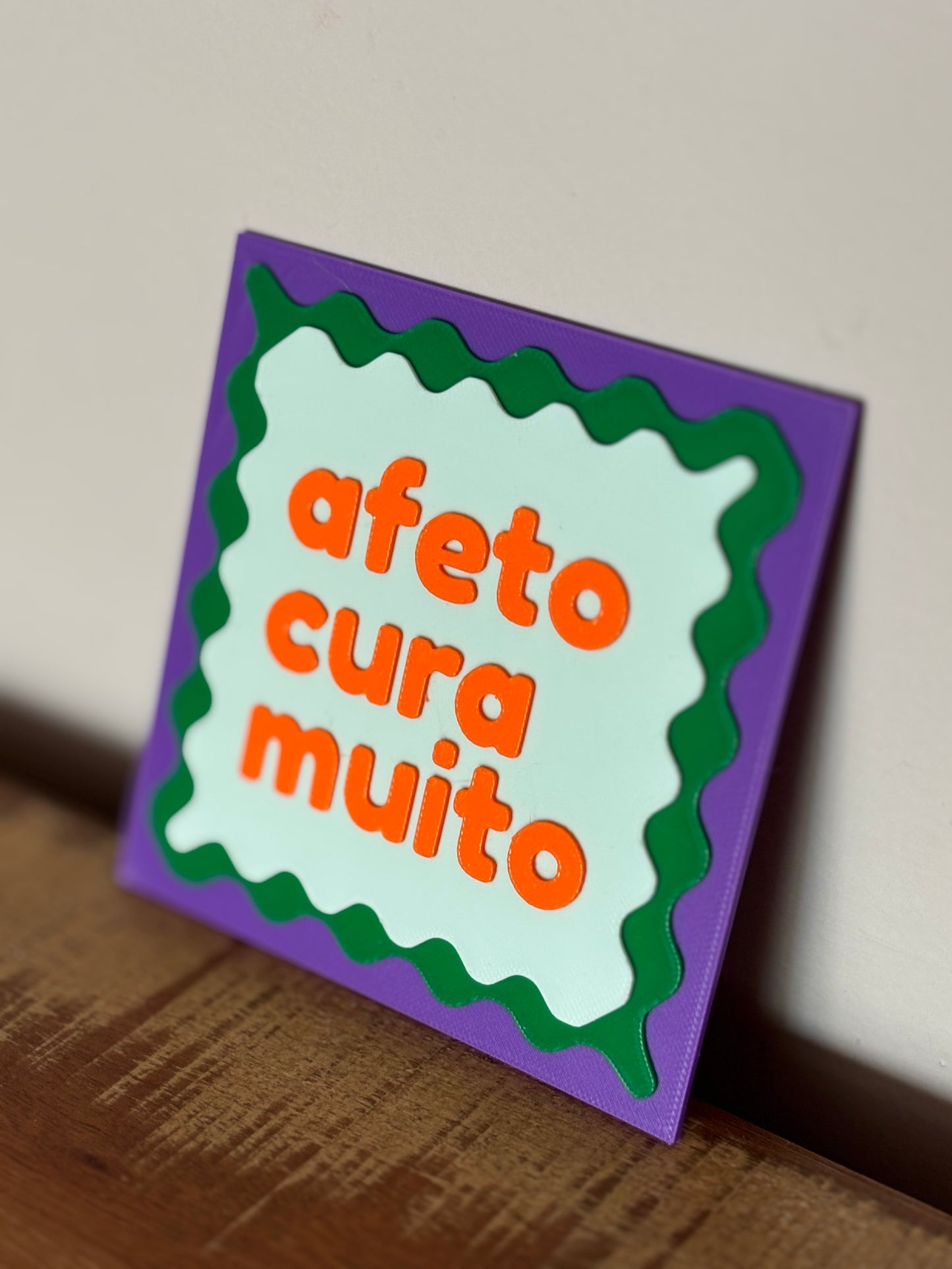 Plaquinha decoração Afeto