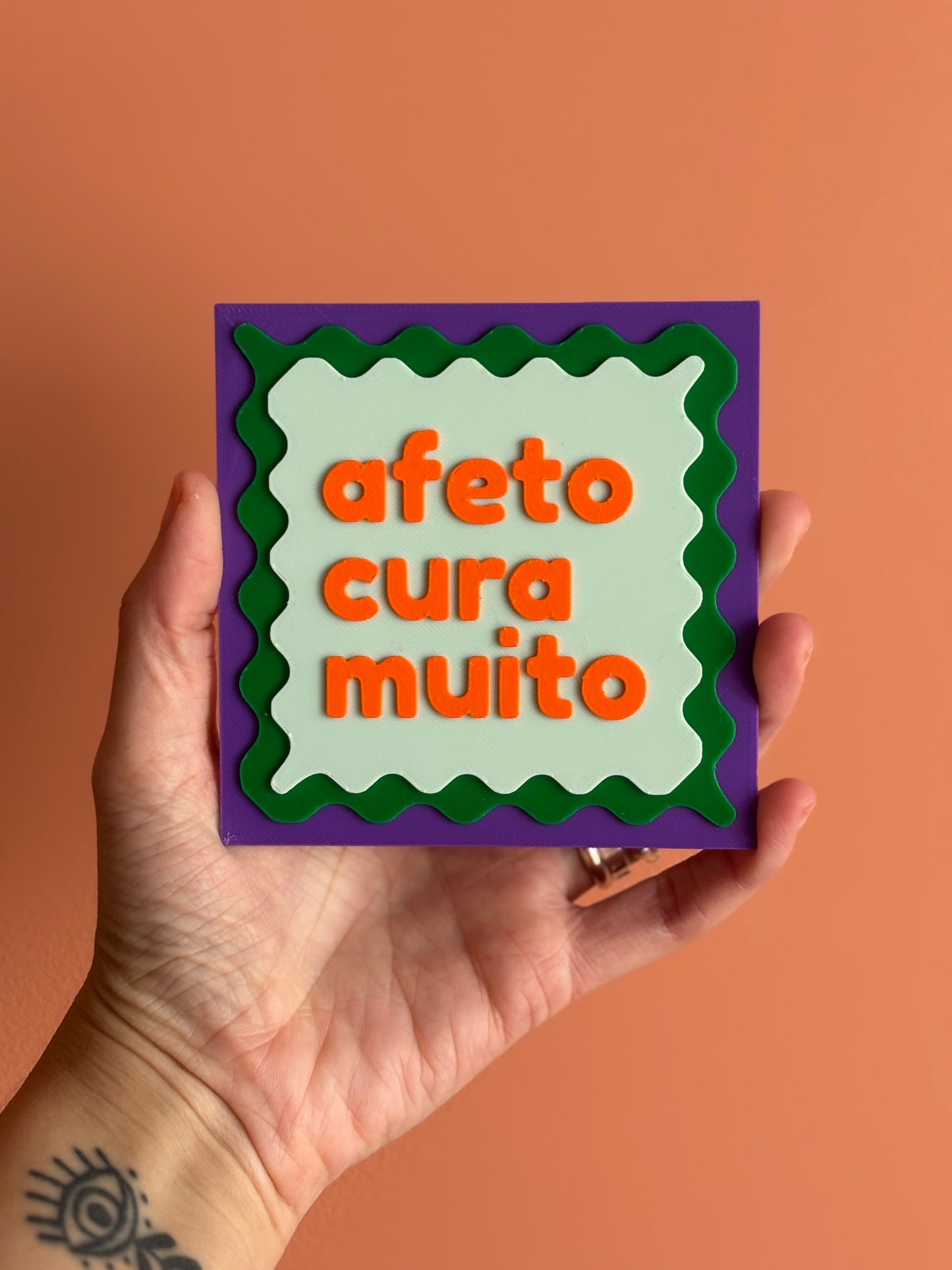 Plaquinha decoração Afeto