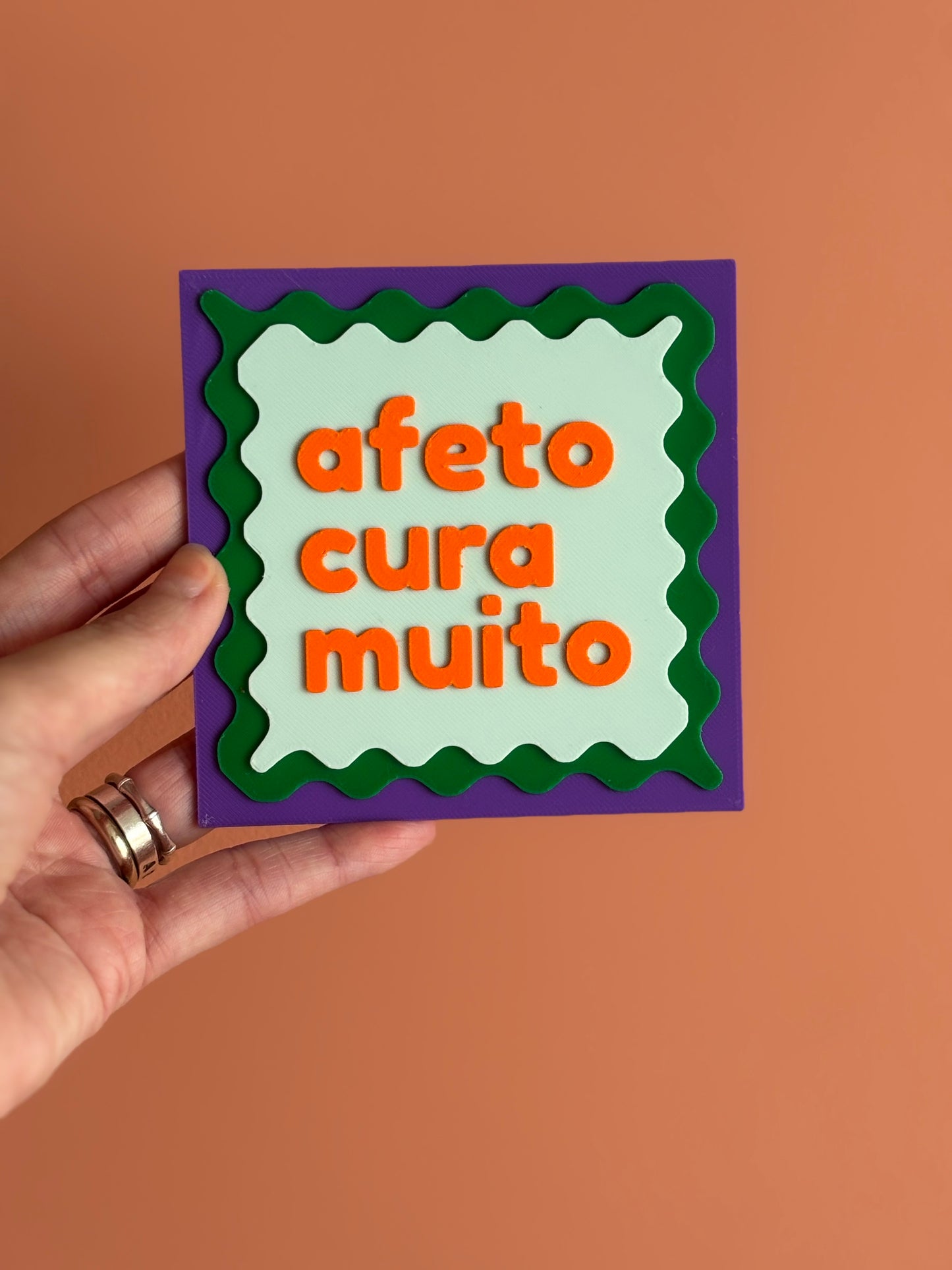 Plaquinha decoração Afeto